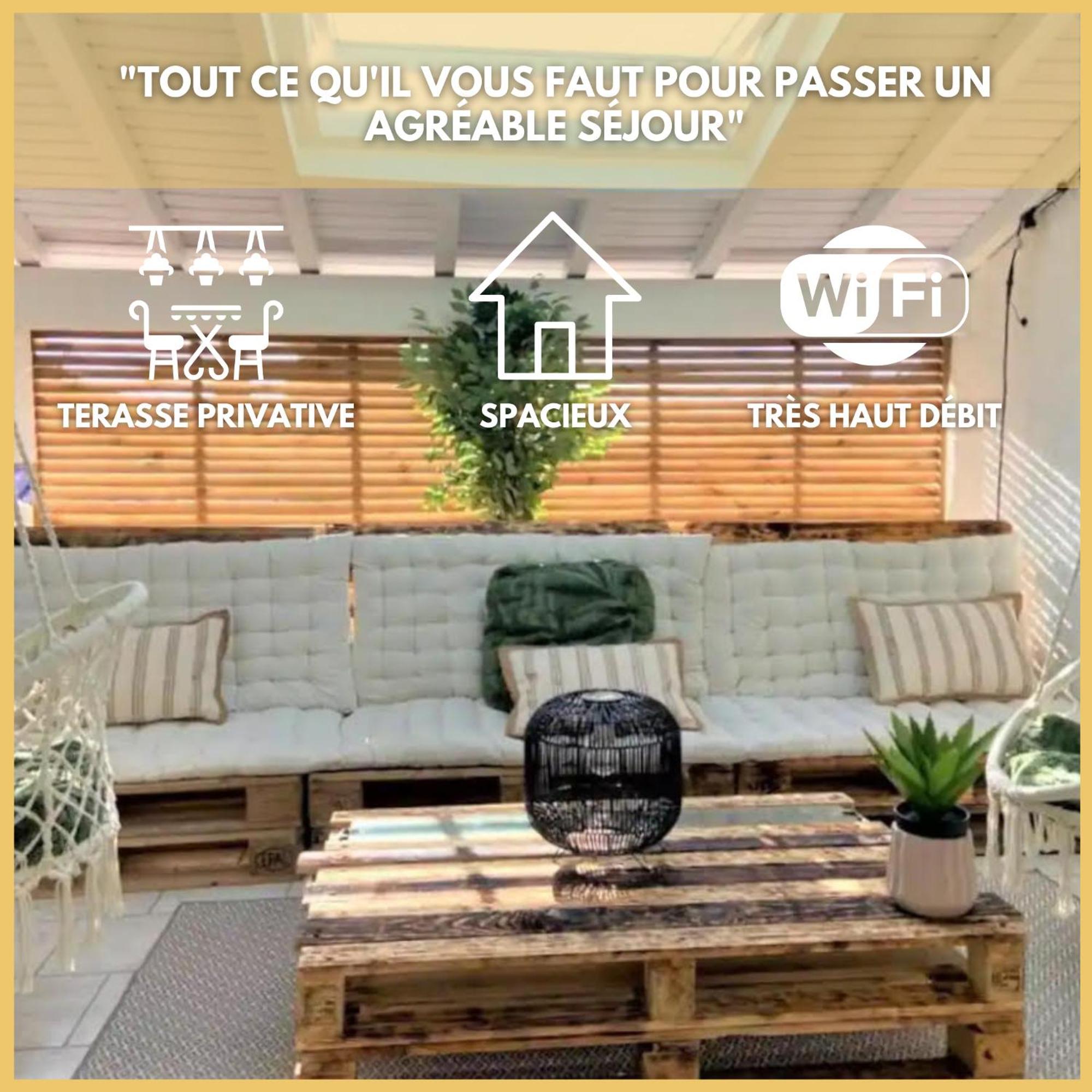 モントーバンLe Paisiblement Votre 2 Ch, Terrasse, Clim, Parkアパートメント エクステリア 写真